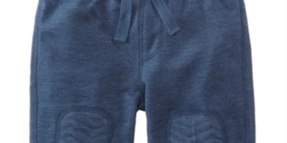 Joelheira First Impressions Baby Boy French Terry Azul Tamanho 24 M