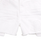 Shorts jeans Epic Threads Big Girl's com bainha desfiada, branco, tamanho 14