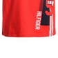 Camiseta Tommy Hilfiger Little Boy's Side Logo Ringer Vermelha Tamanho 6