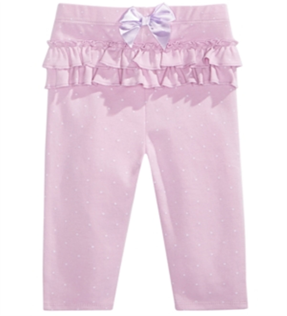 Leggings para bebê First Impressions para meninas, roxas, tamanho 0-3 M