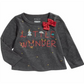 Camiseta infantil First Impressions Little Wonder para meninas, cinza, tamanho 3T