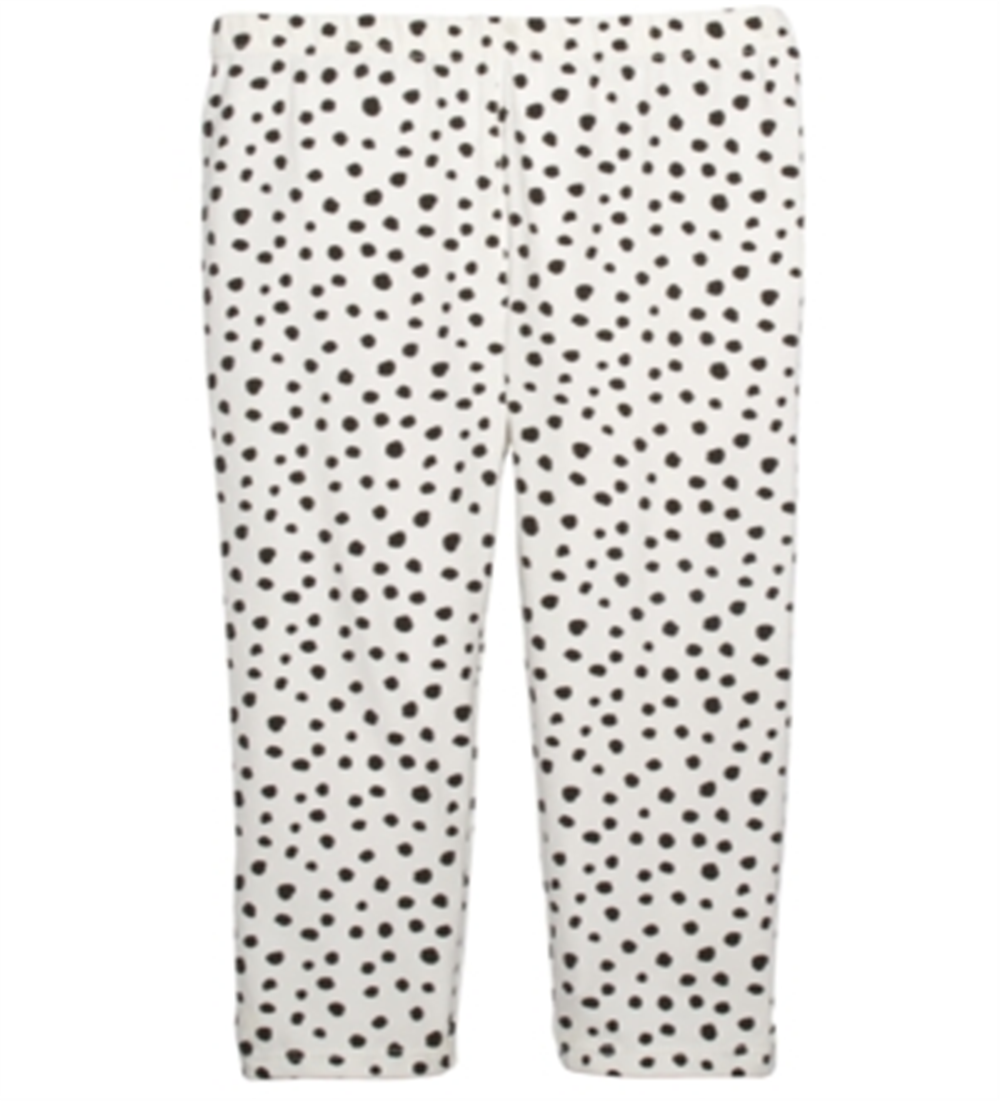 Leggings estampadas de animais para meninas First Impressions, tamanho 2, branca