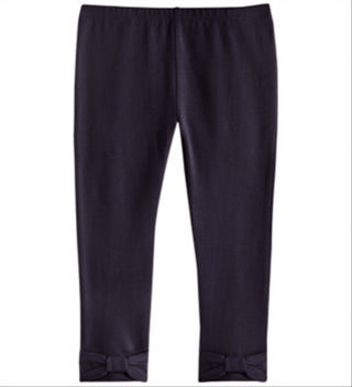 Leggings com laço para meninas First Impressions, pretas, tamanho 2T