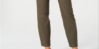 Calça skinny feminina Charter Club Tummy Control, tamanho 4, verde