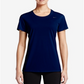 Camiseta Nike Dri Fit Legend Manga Curta Feminina Azul Tamanho P