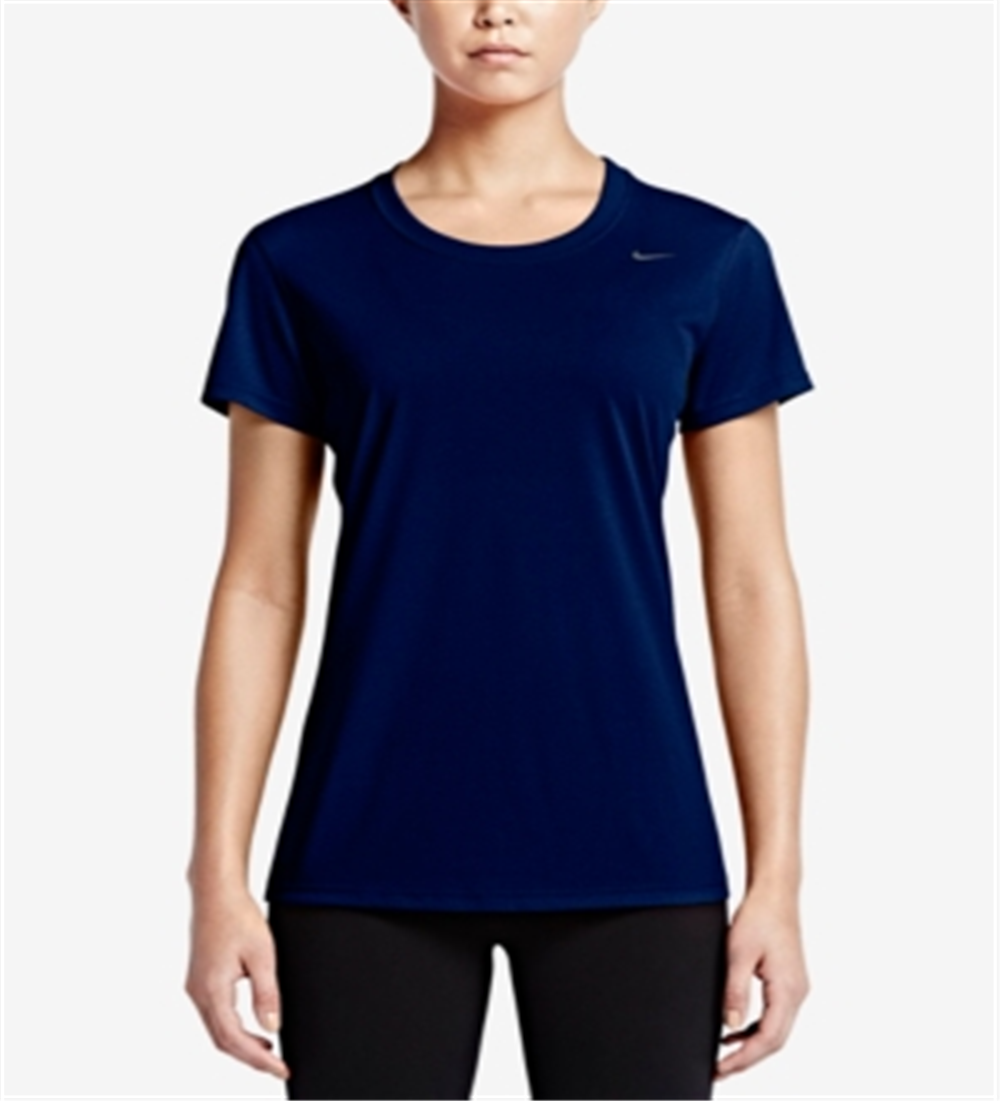 Camiseta Nike Dri Fit Legend Manga Curta Feminina Azul Tamanho P