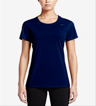Camiseta Nike Dri Fit Legend Manga Curta Feminina Azul Tamanho P