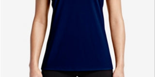 Camiseta Nike Dri Fit Legend Manga Curta Feminina Azul Tamanho P