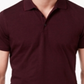 Camisa polo elástica masculina Alfani roxa tamanho G