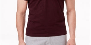 Camisa polo elástica masculina Alfani roxa tamanho G