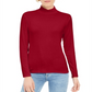 Blusa feminina com gola falsa, vermelha, tamanho pequeno, S, da Style &amp; Co