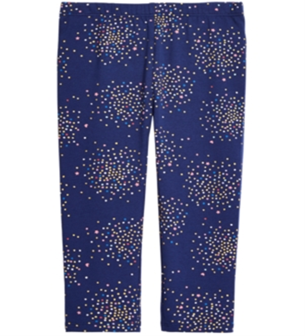 Leggings elásticas para meninas First Impressions, azul-marinho, tamanho 3T