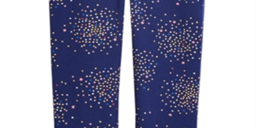 Leggings elásticas para meninas First Impressions, azul-marinho, tamanho 3T