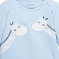 Body Girafa Infantil Menino First Impressions Azul Tamanho 3-6 Meses