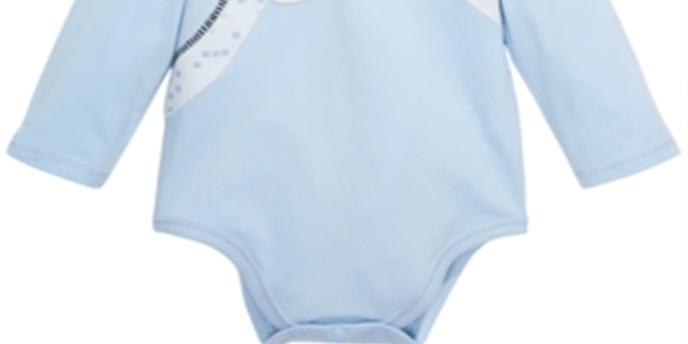 Body Girafa Infantil Menino First Impressions Azul Tamanho 3-6 Meses