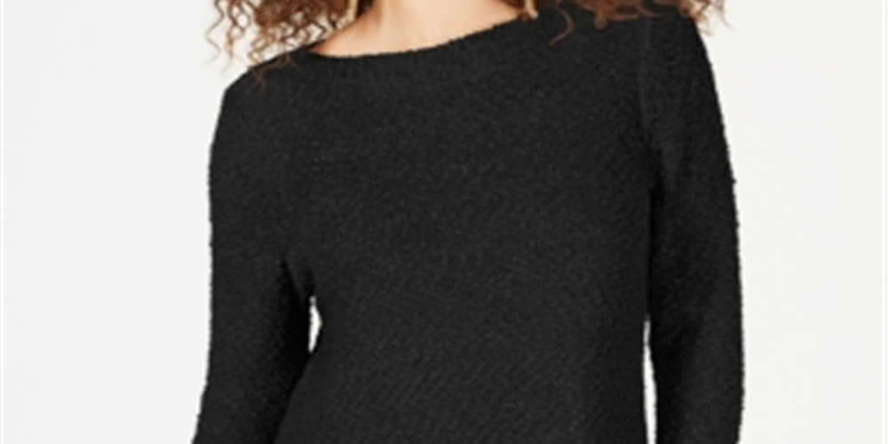 Suéter Shine Feminino INC International Concepts Preto Tamanho Pequeno XL