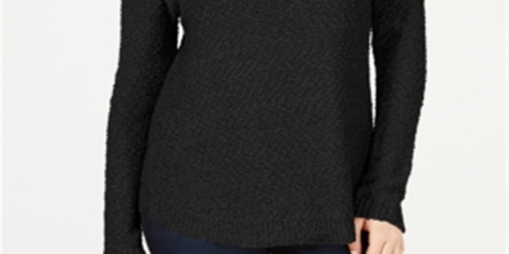 Suéter Shine Feminino INC International Concepts Preto Tamanho Pequeno XL