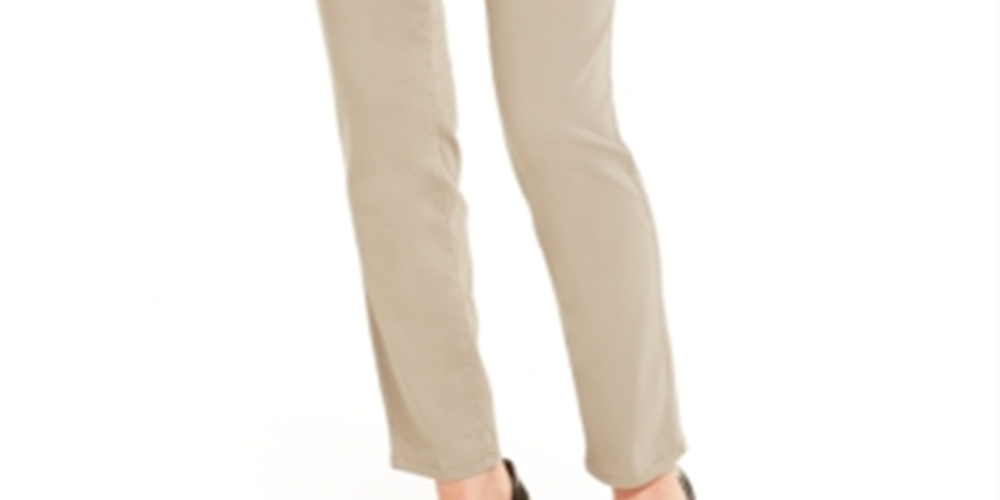 Calça jeans skinny feminina Charter Club Bristol, marrom, tamanho 14 P
