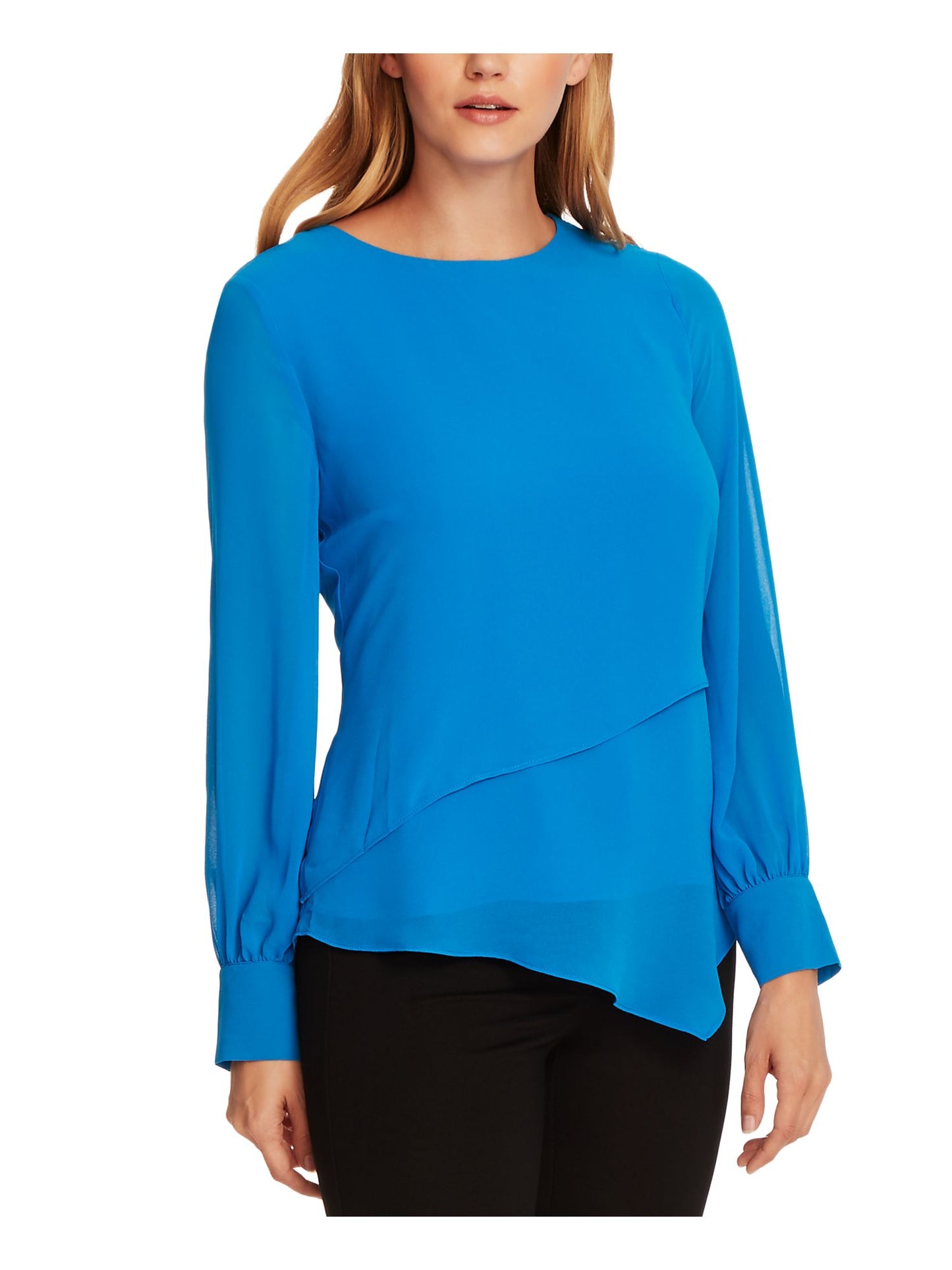 Top assimétrico feminino Vince Camuto azul tamanho G