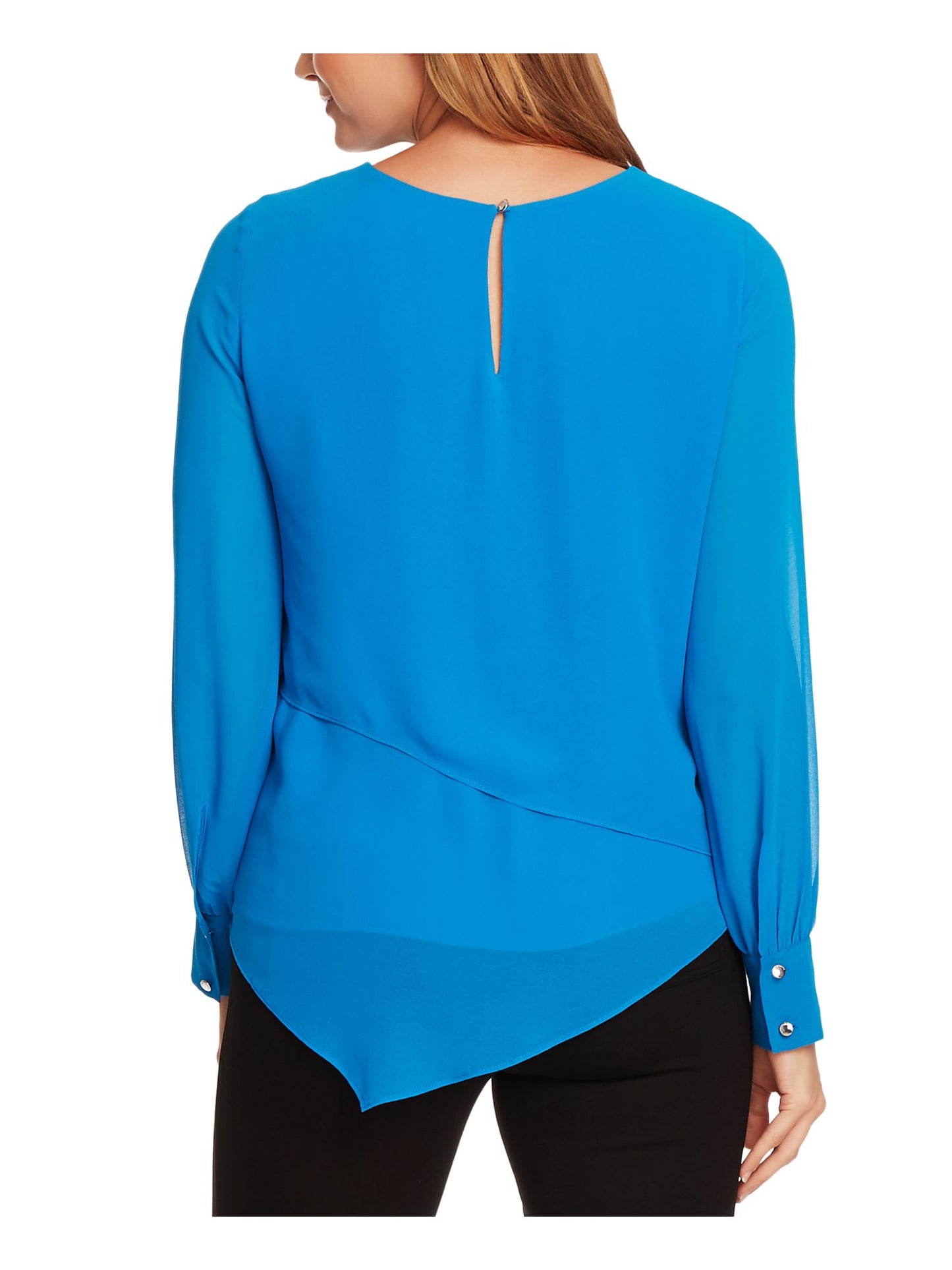 Top assimétrico feminino Vince Camuto azul tamanho G