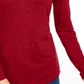 Blusa feminina de gola alta Maison Jules, vermelha, tamanho XS