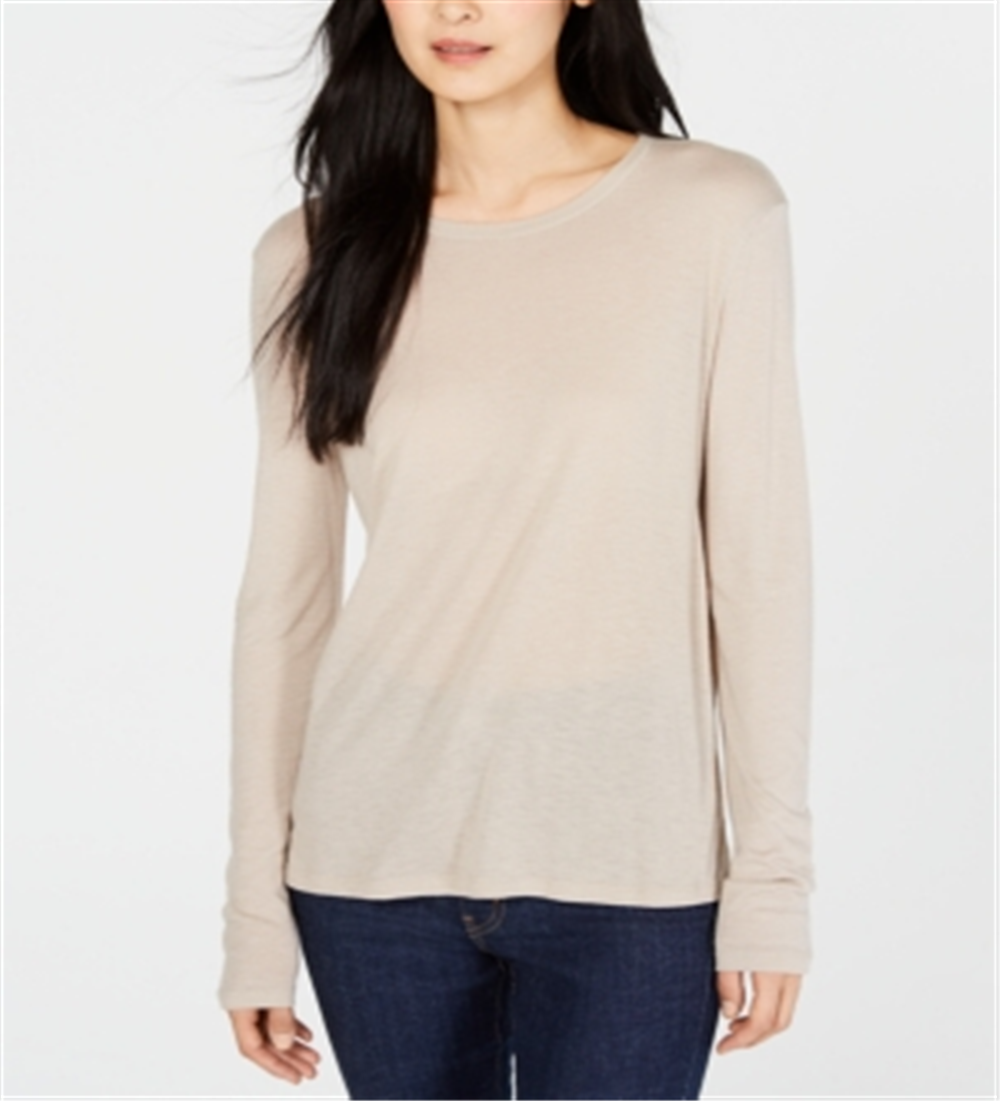 Blusa feminina Weekend Max Mara Luppolo manga comprida marrom tamanho G