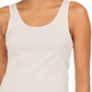 Regata feminina de algodão estilo &amp; co, marrom, tamanho M
