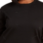 Moletom feminino Lala Anthony Trendy Plus com detalhes, preto, tamanho 1X