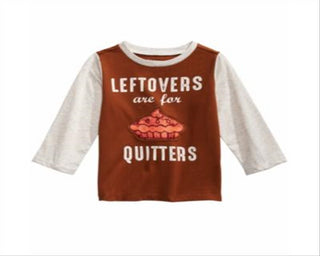Camiseta infantil First Impressions Baby Boy Colorblocked Leftovers, marrom, tamanho 18 meses