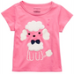 Camiseta infantil First Impressions com estampa de poodle e acabamento em lã sintética Sherpa, tamanho 3 a 6 meses