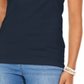Regata feminina de algodão estilo &amp; co, azul, tamanho M