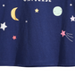 Camiseta de algodão estampada First Impressions Baby Girl's Universe, azul, tamanho 3-6 meses