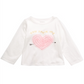 Camiseta infantil First Impressions Baby Girl You Stole My Heart, branca, tamanho 18 meses