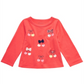 Camiseta de algodão com estampa de cerejas First Impressions Baby Girl, laranja, tamanho 18 meses