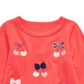 Camiseta de algodão com estampa de cerejas First Impressions Baby Girl, laranja, tamanho 18 meses