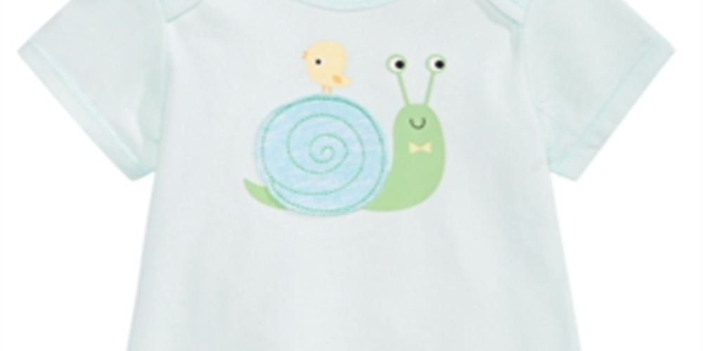 Body Caracol para Bebê Menino First Impressions Azul Tamanho - RECÉM-NASCIDO