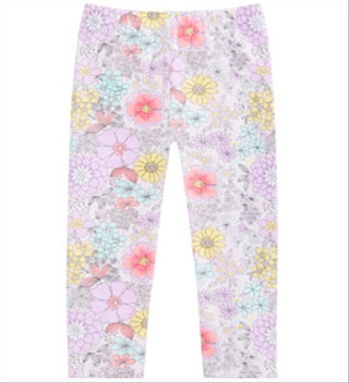 Leggings estampadas florais para bebês meninas First Impressions rosa tamanho -3-6M