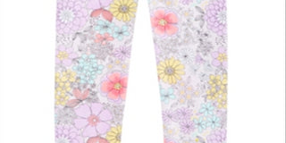 Leggings estampadas florais para bebês meninas First Impressions rosa tamanho -3-6M