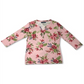 Camiseta Henley Estampada Feminina Karen Scott Rosa Tamanho GG