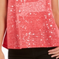 Camiseta feminina com estampa gráfica de rena Style &amp; Co, vermelha, tamanho PP