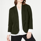 Blazer Feminino Alfani com Gola Notch Verde Tamanho PP