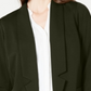 Blazer Feminino Alfani com Gola Notch Verde Tamanho PP