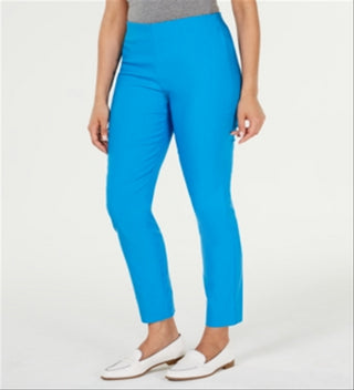 Calça skinny feminina Charter Club Tummy Control, azul, tamanho 6