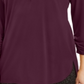 Top feminino com zíper e acabamento em zíper JM Collection, roxo, tamanho pequeno P