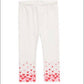 Leggings estampadas de coração para bebês meninas First Impressions, brancas, tamanho 6-9 M