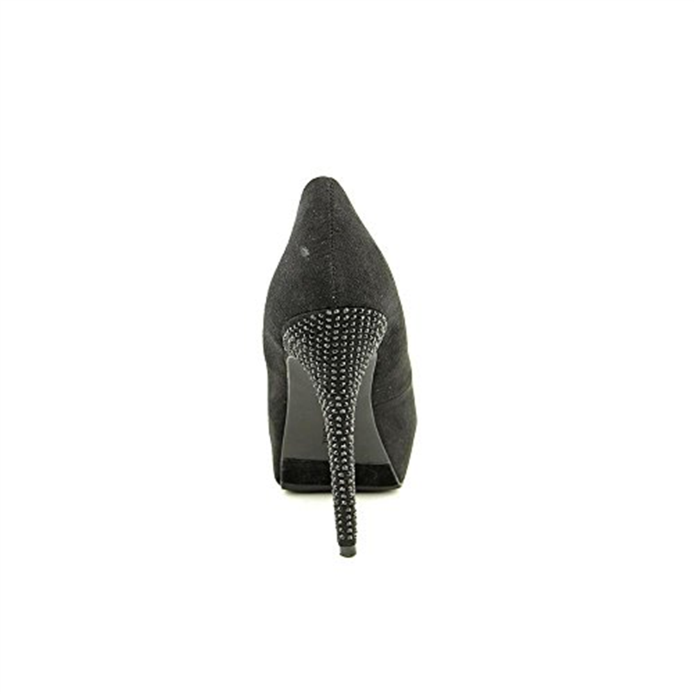 Material Girl Salto Plataforma Feminino Krisp Fabric Preto Tamanho 2XL