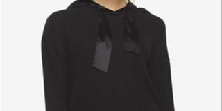 Moletom com capuz Felina Cozy Hacci Lounge feminino, preto, tamanho X-G