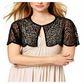 Adrianna Papell Blusa formal feminina preta tamanho médio