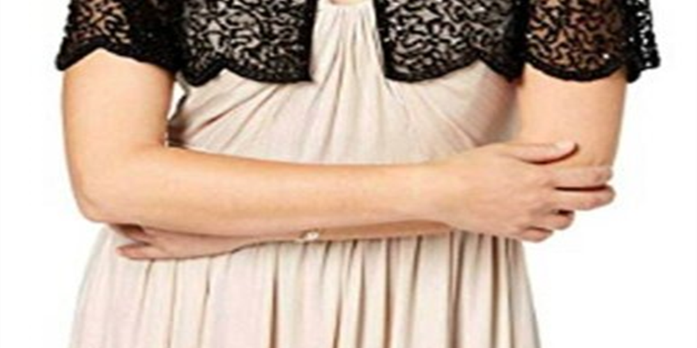 Adrianna Papell Blusa formal feminina preta tamanho médio