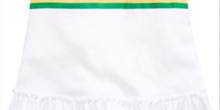 Blusa listrada infantil First Impressions para bebê menina, branca, tamanho 18 M